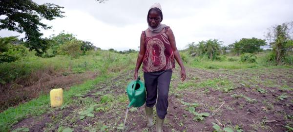 Sylvie Zounon is a market gardener and one of the pilot producers working with the MARIGO project © Imageo