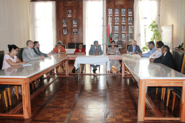 Délégation du Cirad - présidence de l’Université d’Antananarivo