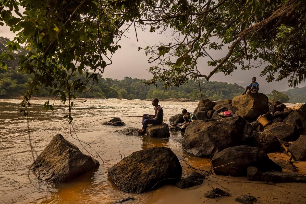 Pêcheurs au Gabon © Programme de gestion durable de la faune sauvage